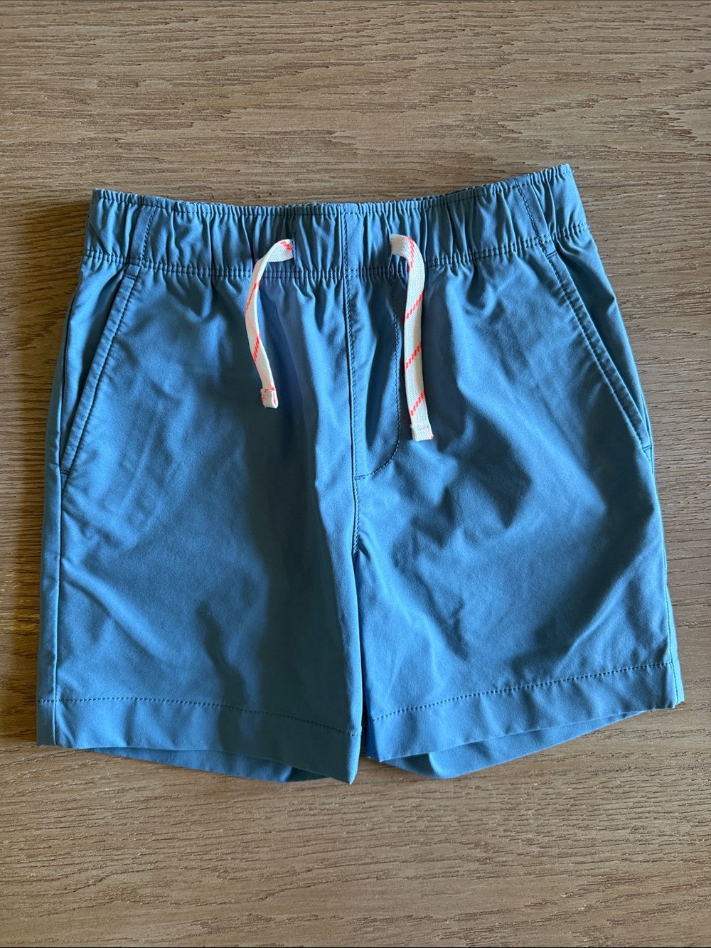 Crewcuts Boys Sz 6 Light Blue Turquoise Drawstring Athletic Shorts